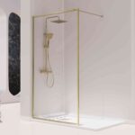 Mampara Fija Oro Cepillado FRESH FR103 36