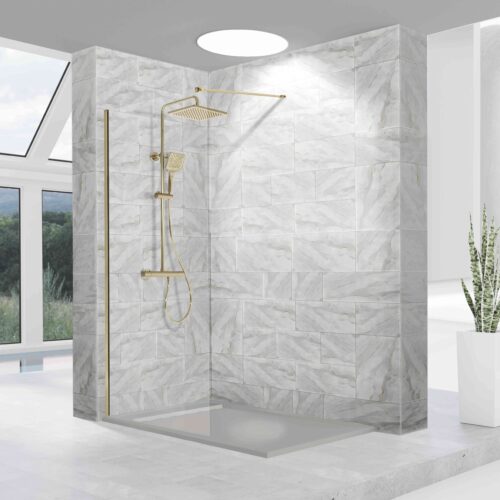 Mampara de Ducha Fija Transparente FRESH FR633 36