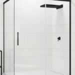Mampara Angular Negra - Rigel Black