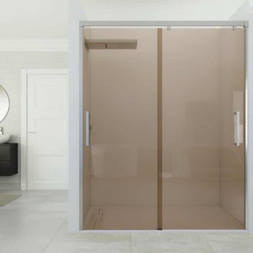 - Mampara Ducha Con Cristal Opaco - Cosmos Parsol